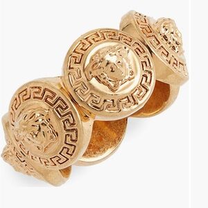Versace Medusa Tribute Ring Size 6